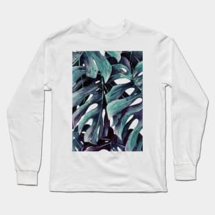 Monstera Leaves 13 Long Sleeve T-Shirt